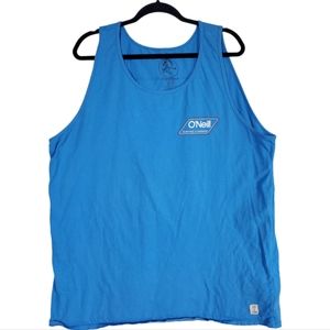 O'NEILL Men's Tank Top Size XXL Teal Blue